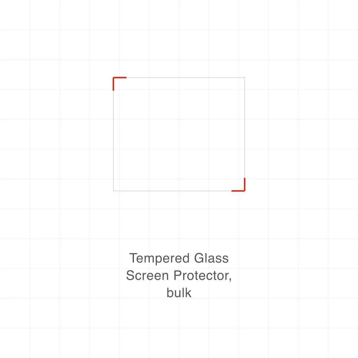 Tempered Glass Screen Protector, bulk